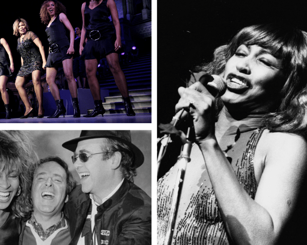 Tina Turner visited London many times over a long career. (Photos by Getty)