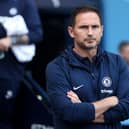 Frank Lampard, Caretaker Manager of Chelsea, looks on prior to the Premier League match (Photo by Catherine Ivill/Getty Images)