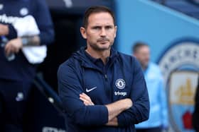 Frank Lampard, Caretaker Manager of Chelsea, looks on prior to the Premier League match (Photo by Catherine Ivill/Getty Images)