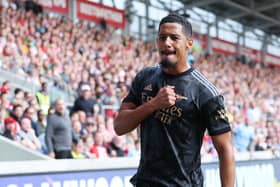 William Saliba has been a key player in defence for The Gunners. (Getty Images)