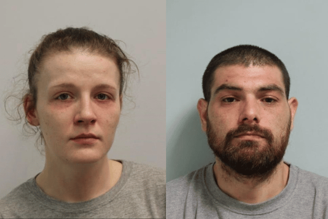 Louise Lennon (left) and Jake Drummond (right) have been jailed for the violent death of 15 month old Jacob Lennon