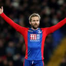 Yohan Cabaye of Crystal Palace gestures during the Premier League match between Crystal Palace and Swansea City  (Photo by Julian Finney/Getty Images)
