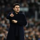 : Head coach Mauricio Pochettino of Paris Saint-Germain reacts during the UEFA Champions League (Photo by David Ramos/Getty Images)