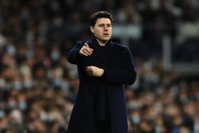 : Head coach Mauricio Pochettino of Paris Saint-Germain reacts during the UEFA Champions League (Photo by David Ramos/Getty Images)