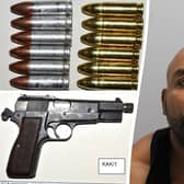 Solhotra was jailed for 13 years and six months at Kingston Crown Court after being found guilty of two counts of possession of a firearm and ammunition. 