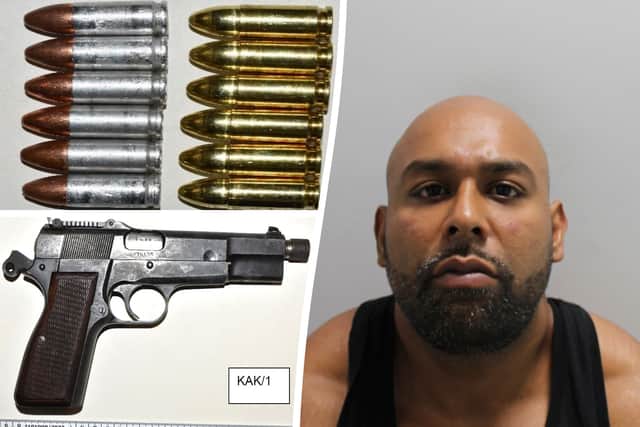 Solhotra was jailed for 13 years and six months at Kingston Crown Court after being found guilty of two counts of possession of a firearm and ammunition. 
