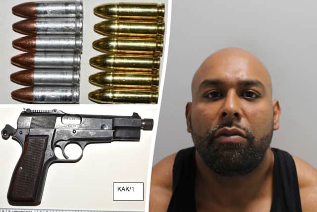 Solhotra was jailed for 13 years and six months at Kingston Crown Court after being found guilty of two counts of possession of a firearm and ammunition.