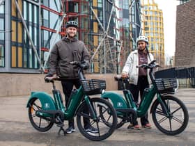 E-bike provider HumanForest says it is a zero emission operator, with a fully electric fleet and use of renewable energy. Credit: HumanForest.