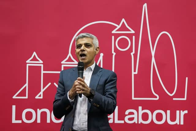 The mayor of London, Sadiq Khan. Credit: Ian Forsyth/Getty Images.