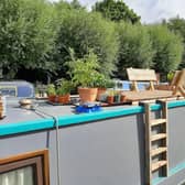 A London canalboat. Credit: AirBnB.