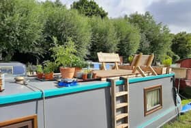 A London canalboat. Credit: AirBnB.