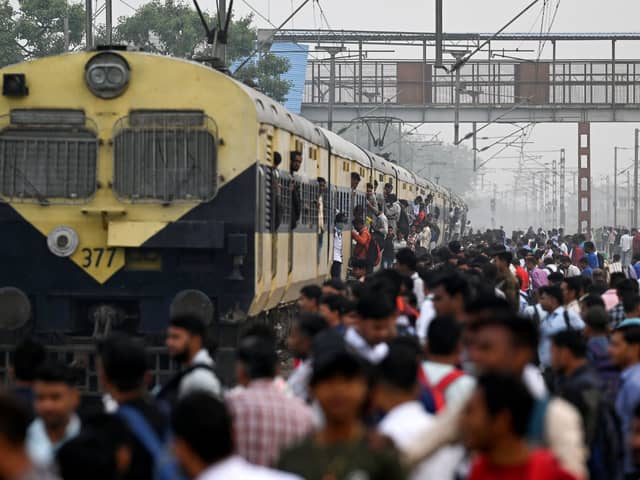 Officials say at least 280 people have been killed and 650 injured in a crash involving three trains in India’s eastern Odisha state. (Credit: AFP via Getty Images)