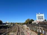 The railway tracks at Kentish Town. (Photo by André Langlois)