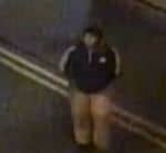 A still of the man police want to speak to in connection with a sexual assault. Credit: Met Police.
