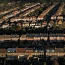 An aerial shot of housing in south-east London. Credit: Daniel Leal/AFP via Getty Images.