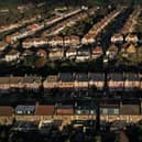 An aerial shot of housing in south-east London. Credit: Daniel Leal/AFP via Getty Images.