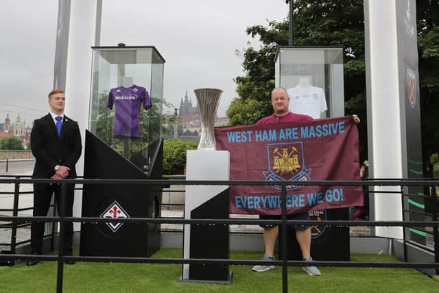 West Ham United fans have started arriving in Prague (Image: Getty Images)