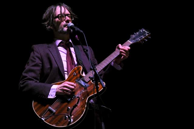 Pulp's Jarvis Cocker at Coachella Valley Music & Arts Festival in 2012. (Photo by Kevin Winter/Getty Images for Coachella)