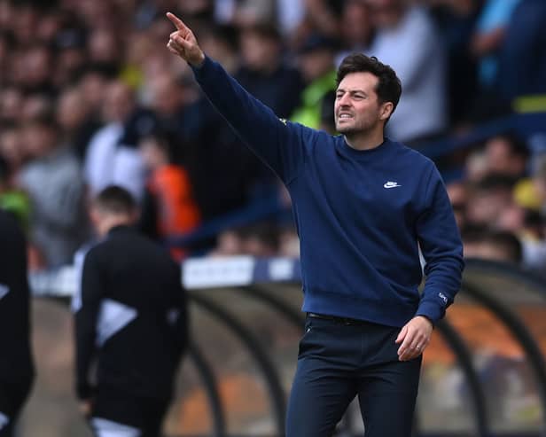 Spurs acting head coach Ryan Mason reacts on the touchline during the Premier League match (Photo by Stu Forster/Getty Images)