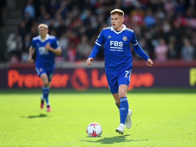 Leicester City winger Harvey Barnes.  