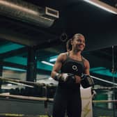 Shannon Ryan inside the ring during a training session