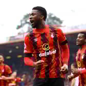 Jefferson Lerma of AFC Bournemouth celebrates after scoring the team’s second goal (Photo by Michael Steele/Getty Images)