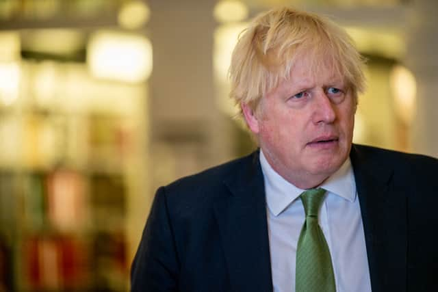 Former UK Prime Minister Boris Johnson. (Photo by Brandon Bell/Getty Images)