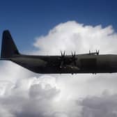 The RAF Hercules will fly over the UK as part of a retirement fly past