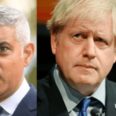 Sadiq Khan (left) and Boris Johnson (right)