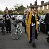 Brighton Green Party MP Caroline Lucas and prospective Brighton candidate Sian Berry. (Photo by Dan Kitwood/Getty Images)