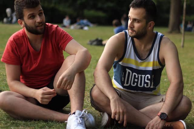  Brothers Mohammad Alhaj Ali (left) and Omar Alhaj Ali (right) lived on the 14th floor of Grenfell Tower 