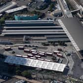 An aerial shot of Stratford station in Newham. Credit: LLDC.