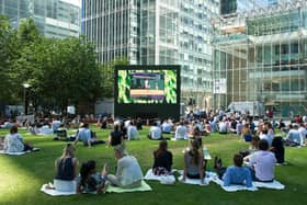 Summers Screens at Canary Wharf