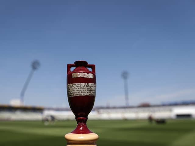 The famous urn which has been contested for by England and Australia for 140 years