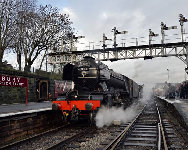 National Rail have issues a safety warning ahead of the Flying Scotsman return journey from London to Portsmouth