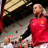 Alessia Russo is expected to join Arsenal and could move ‘within hours’. (Photo by Ash Donelon/Manchester United via Getty Images)