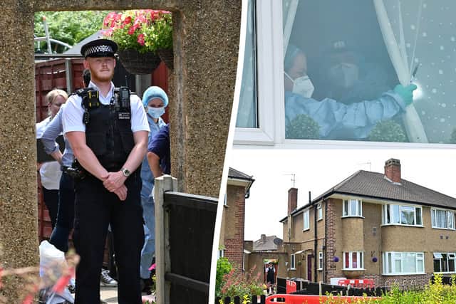 Four people, including two children, were found dead at a home in Hounslow. (Photo SWNS)