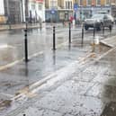 Heavy rainfall led to surface water in London. (Photo André Langlois)