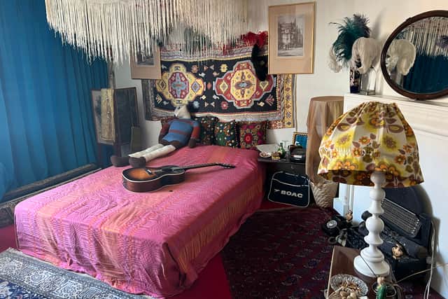 Jimi Hendrix’s bedroom. (Photo André Langlois)