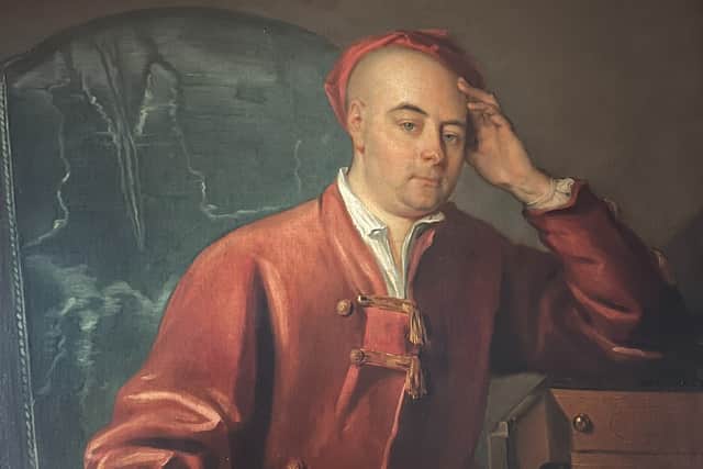 A newly acquired 18th century portrait of Handel by Philip Mercier. (Photo André Langlois)