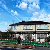 The outside of the pub, Shiregreen Club.