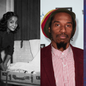 Mona Baptiste (left), Benjamin Zephaniah (middle) and Dame Jocelyn Anita Barrow (right)