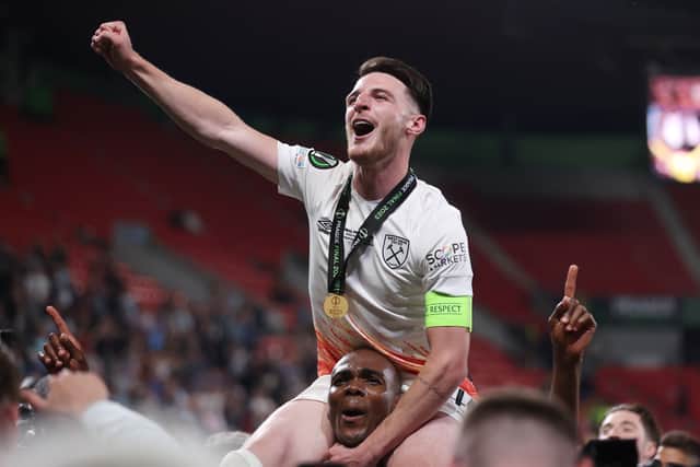 Premier League clubs are competing to land the signature of Declan Rice (Image: Getty Images)