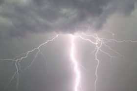 Lightning in Birmingham in 2005.  (Photo by Tom Shaw/Getty Images)