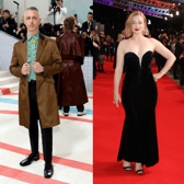 Jeremy Strong (left), Sarah Snook (centre) and Brian Cox (right)