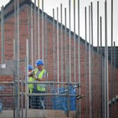 A house being constructed in the UK. Credit: Christopher Furlong/Getty Images.