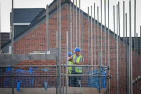 A house being constructed in the UK. Credit: Christopher Furlong/Getty Images.
