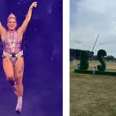 Pink headlines two nights at BST Hyde Park. (Photo by Anna KURTH / AFP/Getty)