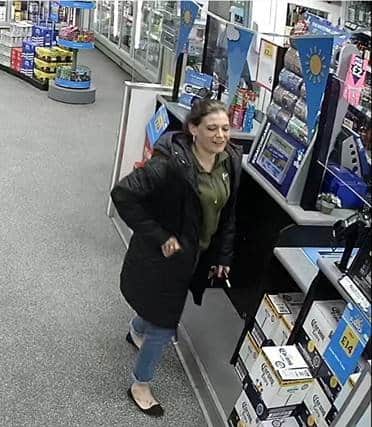 Ms Henshaw is described as white, of a medium build and with long dark straight hair which she wears in a bun.