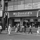 The Seven Sisters Road branch of McDonald’s shortly after it opened in 1976. (Photo by Evening Standard/Hulton Archive/Getty Images)
